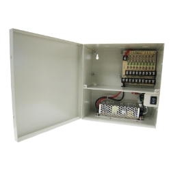 9 Camera Power 10 Amps Power Distribution Panel 9 Camera Power, 10 Amps, Power Distribution Panel, Power Box, CCTV Installation power box